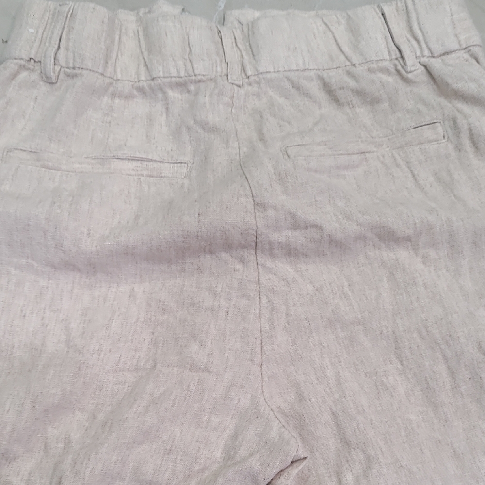 Abercrombie & Fitch Cream Wide Leg Pants - Picture 9 of 12